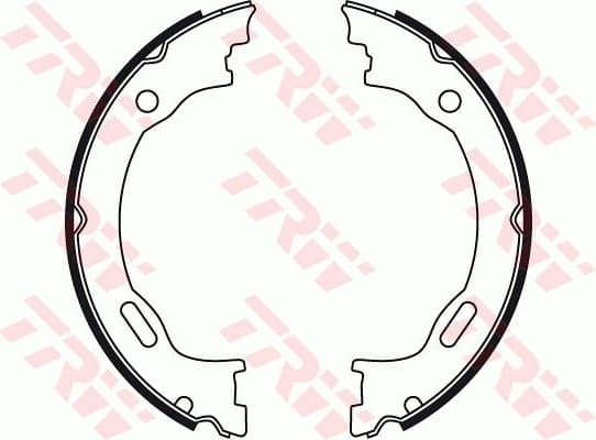 Brake shoes handbrake, Top Quality GS8475 - image 2