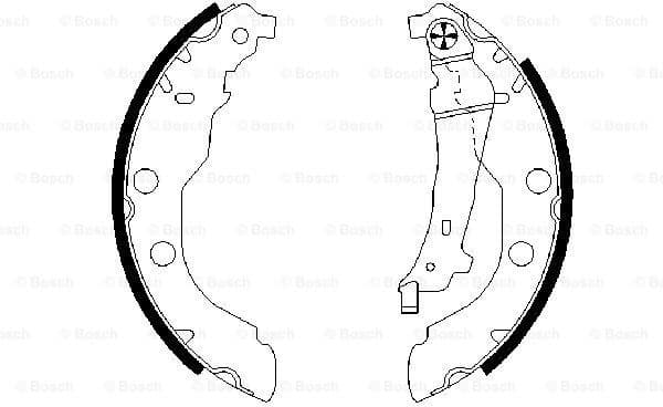 Brake Shoe Set 0986487549