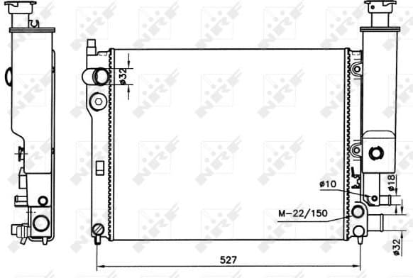 Radiator, engine cooling 58776 - image 2