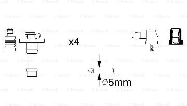 Ignition Cable Kit 0986356928 - image 5