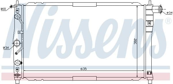 Radiator, engine cooling ** FIRST FIT ** 616551