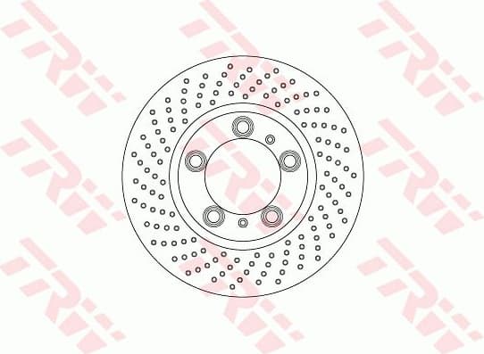 Brake Disc TRW SINGLE DF6778S