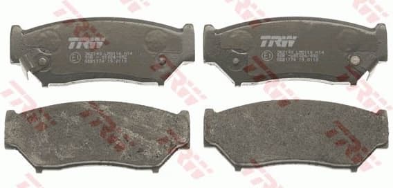 Brake Pad Set, disc brake COTEC GDB1174 - image 2