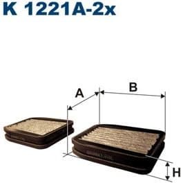 Filter, cabin air K1221A-2X