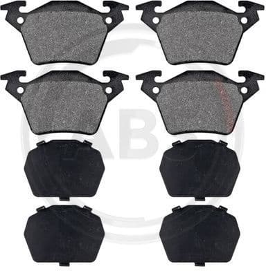 Brake Pad Set, disc brake 37104