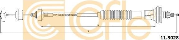 Cable Pull, clutch control 11.3028
