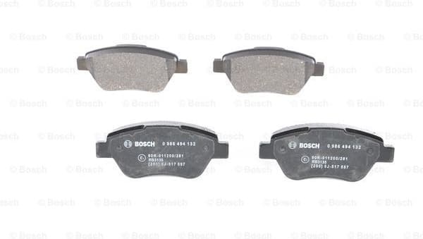 Brake Pad Set, disc brake 0986494132