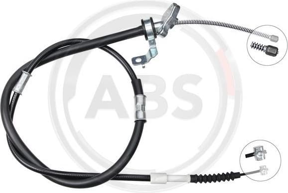 Cable Pull, parking brake K19357