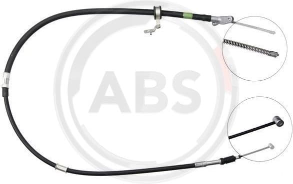 Cable Pull, parking brake K19397