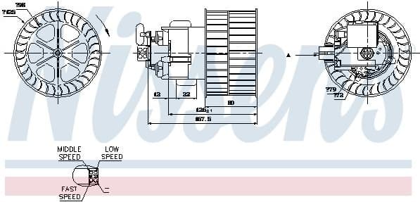 Interior Blower 87154 - image 2