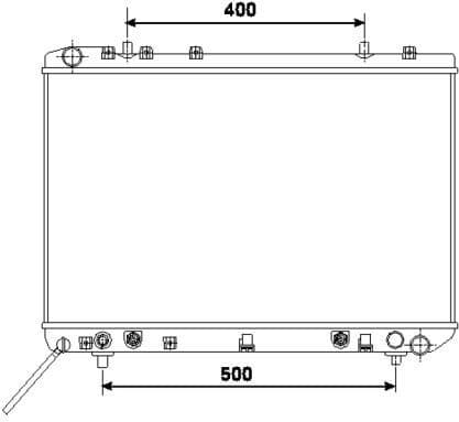 Radiator, engine cooling 53499 - image 2