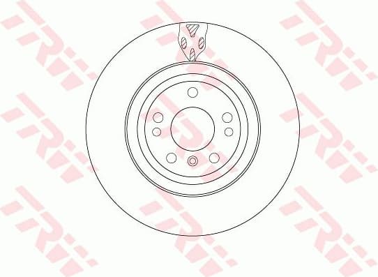 Brake Disc TRW SINGLE DF6833S