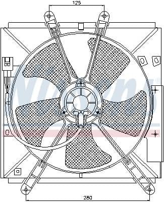 Fan, engine cooling 85330