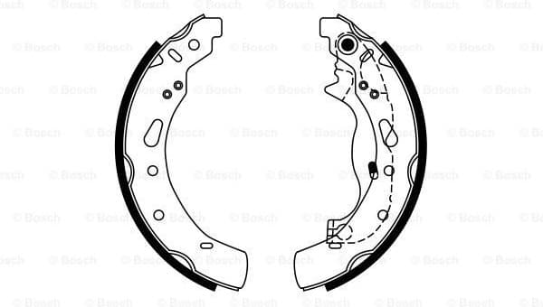 Brake Shoe Set 0986487767 - image 2