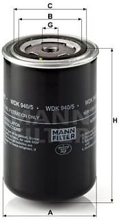 Fuel Filter WDK940/5
