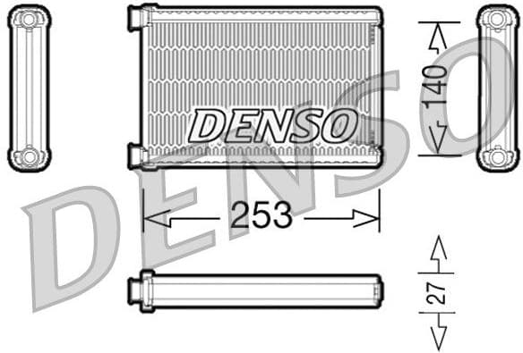Heat Exchanger, interior heating DRR05005