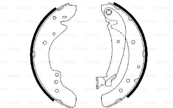Brake Shoe Set 0986487521
