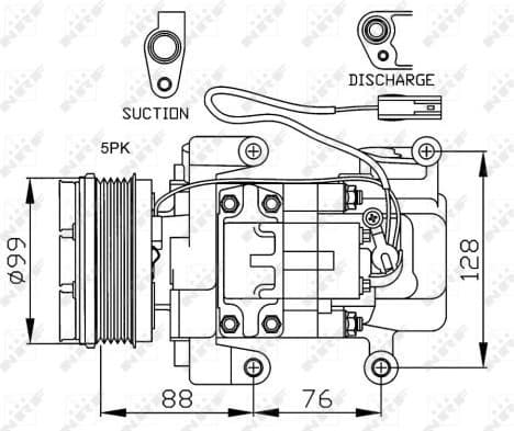 Compressor, air conditioning EASY FIT 32234