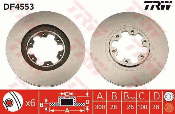 Brake Disc DF4553