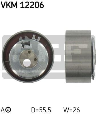 Tensioner Pulley, timing belt VKM 12206
