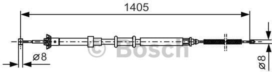 Cable Pull, parking brake 1987477927