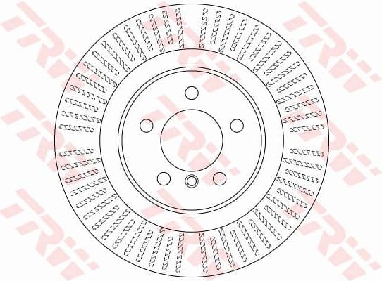 Brake Disc TRW SINGLE DF6507S