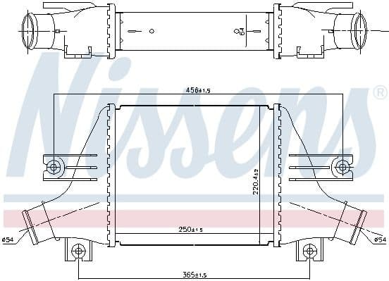 Charge Air Cooler ** FIRST FIT ** 96163