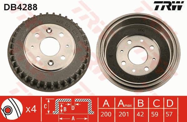 Brake Drum DB4288