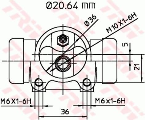 Wheel Brake Cylinder BWF112 - image 2