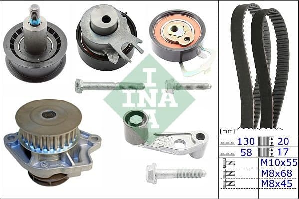 Water Pump & Timing Belt Kit 530008931