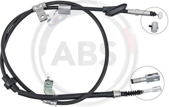 Cable Pull, parking brake K19825