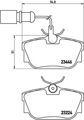 Brake Pad Set, disc brake PRIME LINE P85059