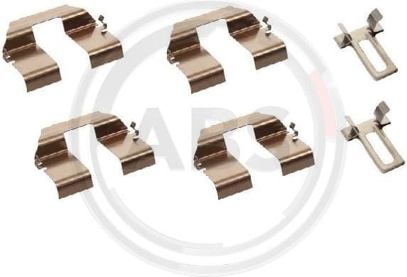 Accessory Kit, disc brake pad 1233Q