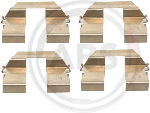 Brake pads accessory kit 1232Q