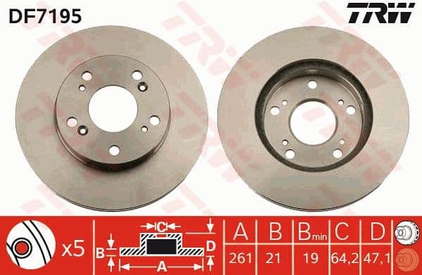 Brake Disc DF7195