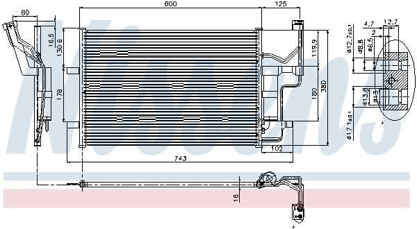 Condenser, air conditioning ** FIRST FIT ** 94902