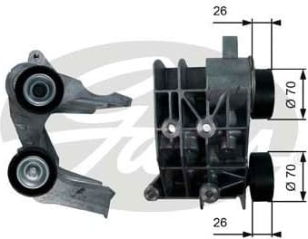 Belt Tensioner, V-ribbed belt DriveAlign™ T36107