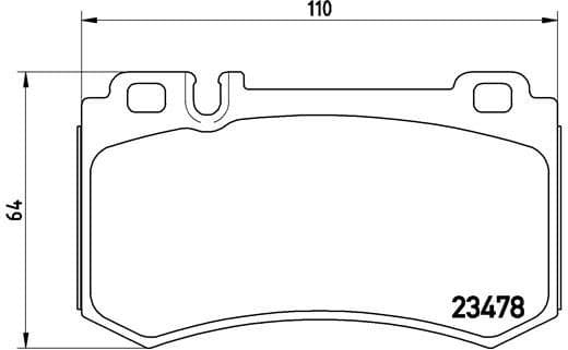Brake Pad Set, disc brake PRIME LINE P50077