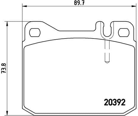 Brake Pad Set, disc brake PRIME LINE P85007