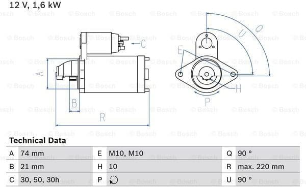 Starter 0986022930 - image 2