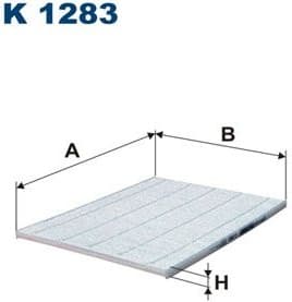 Filter, cabin air K1283
