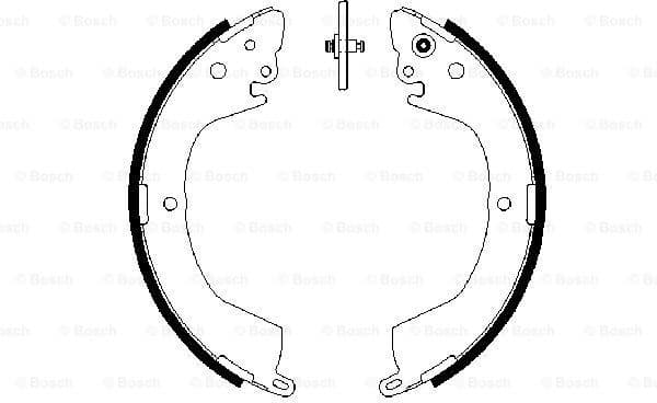 Brake Shoe Set 0986487684 - image 2