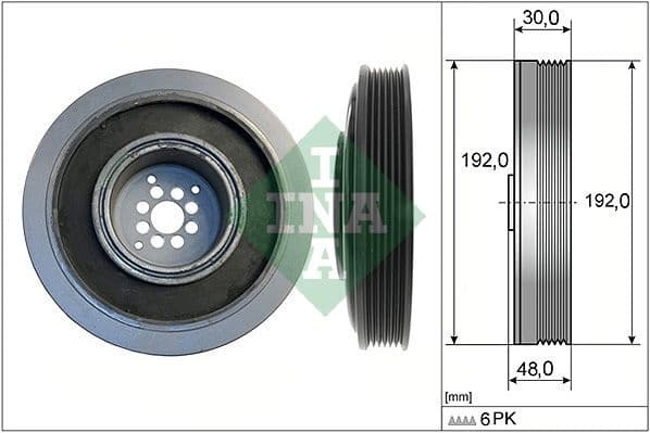 Belt Pulley, crankshaft 544010210