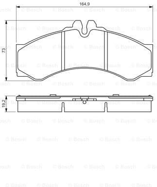 Brake Pad Set, disc brake 0986424832 - image 7