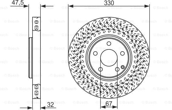 Brake Disc 0986479334