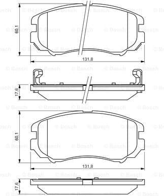 Brake Pad Set, disc brake 0986424815 - image 7