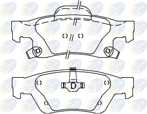 Brake pads rear CBP36076