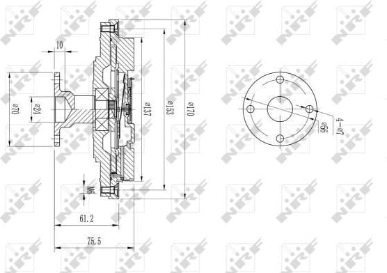 Clutch, radiator fan 49602 - image 2