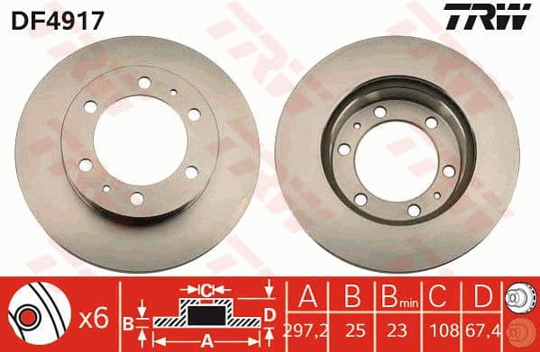 Brake Disc DF4917