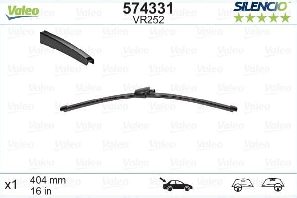 Wiper Blade SILENCIO REAR 574331